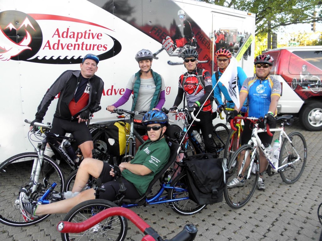 Adaptive Adventures Cyclists